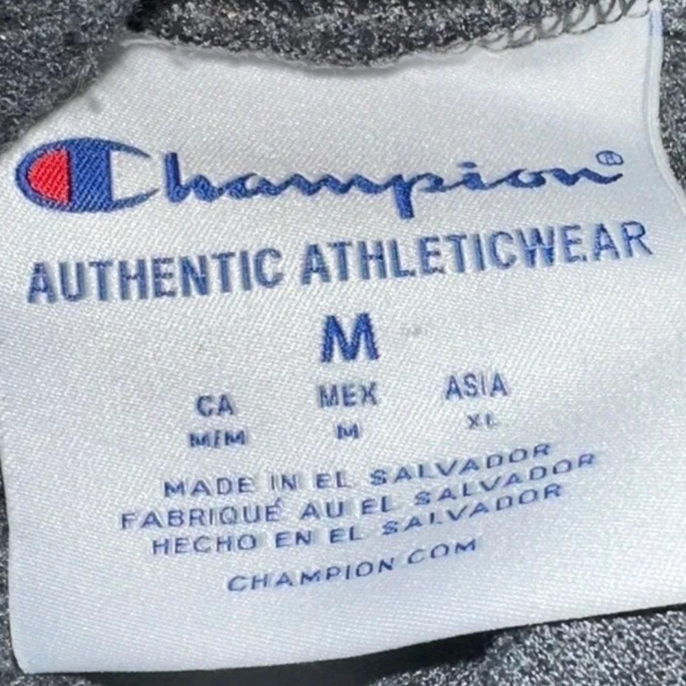 UMASS DARTMOUTH SWEATSHIRT MENS SIZE MEDIUM VINTAGE HOODIE GRAY 90S CHAM… - Picture 4 of 6